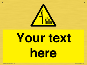 Custom Deep Water Sign